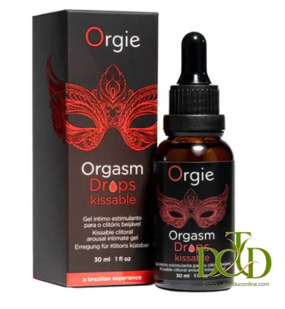 Gel Orgie Orgasm Drops Kissable — Lưu ý an toàn