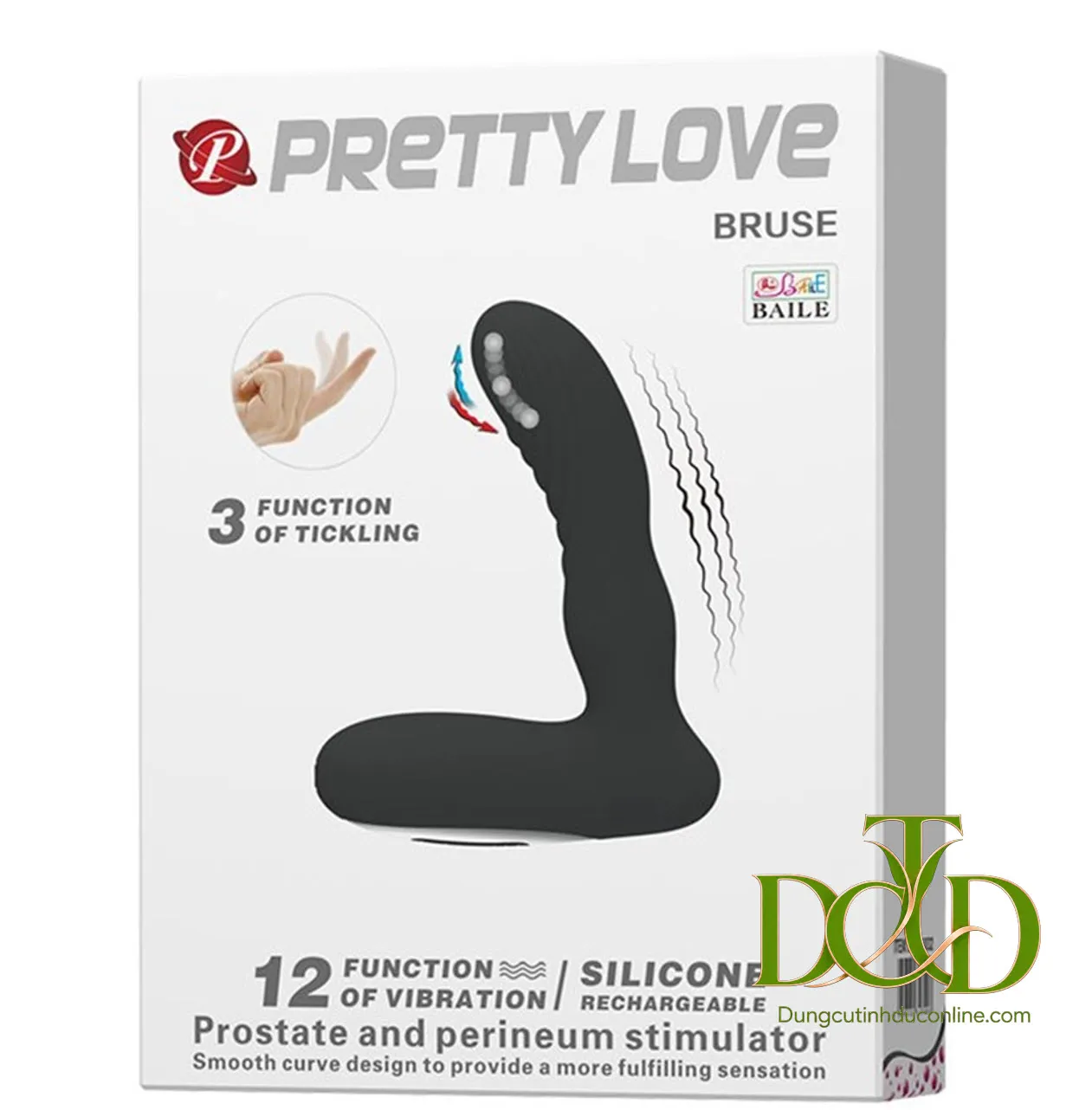 Máy Massage Tuyến Tiền Liệt Pretty Love Bruse, 12 Chế Độ Máy Massage Tuyến Tiền Liệt Pretty Love Bruse, 12 Chế Độ - Ảnh 3