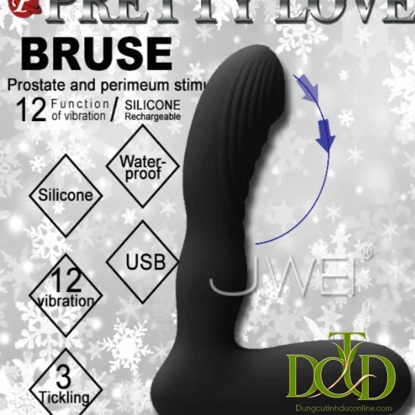 Máy Massage Tuyến Tiền Liệt Pretty Love Bruse, 12 Chế Độ may massage tuyen tien liet pretty love bruse 0003
