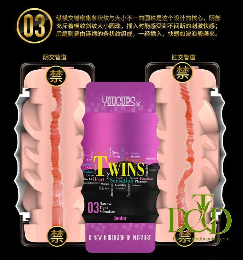 Cốc thủ dâm YouCups Twins chính hãng tại DCTO