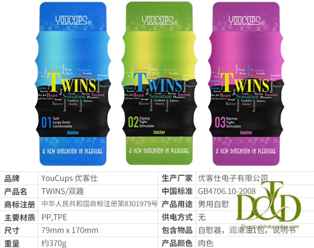 Hướng dẫn sử dụng cốc thủ dâm YouCups Twins