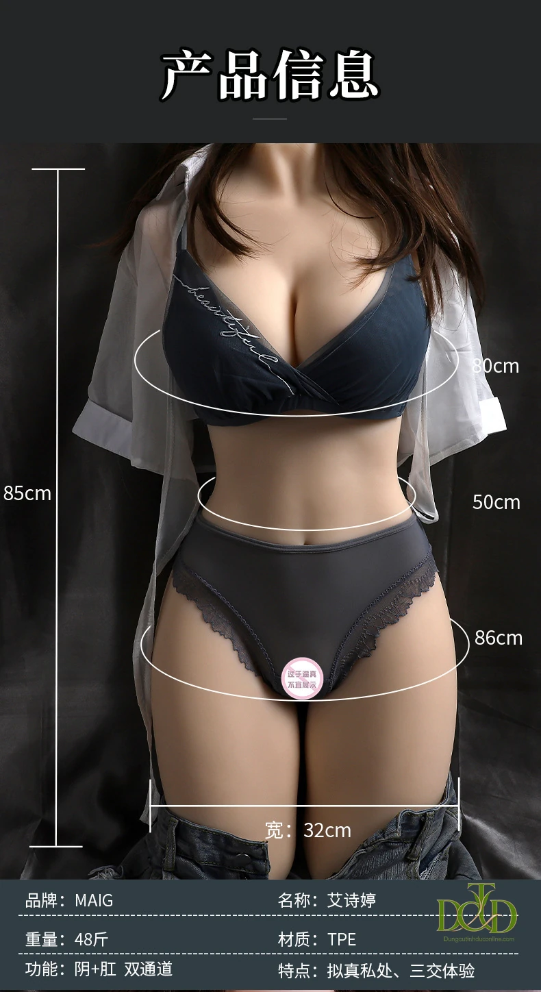 Búp Bê Tình Dục Toàn Thân BB12T - Sưởi Ấm, Cao 158cm Búp Bê Toàn Thân Sưởi Ấm BB12T chính hãng DCTO