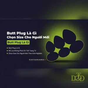 đế loe rộng của butt plug ngăn tụt sâu vào trong