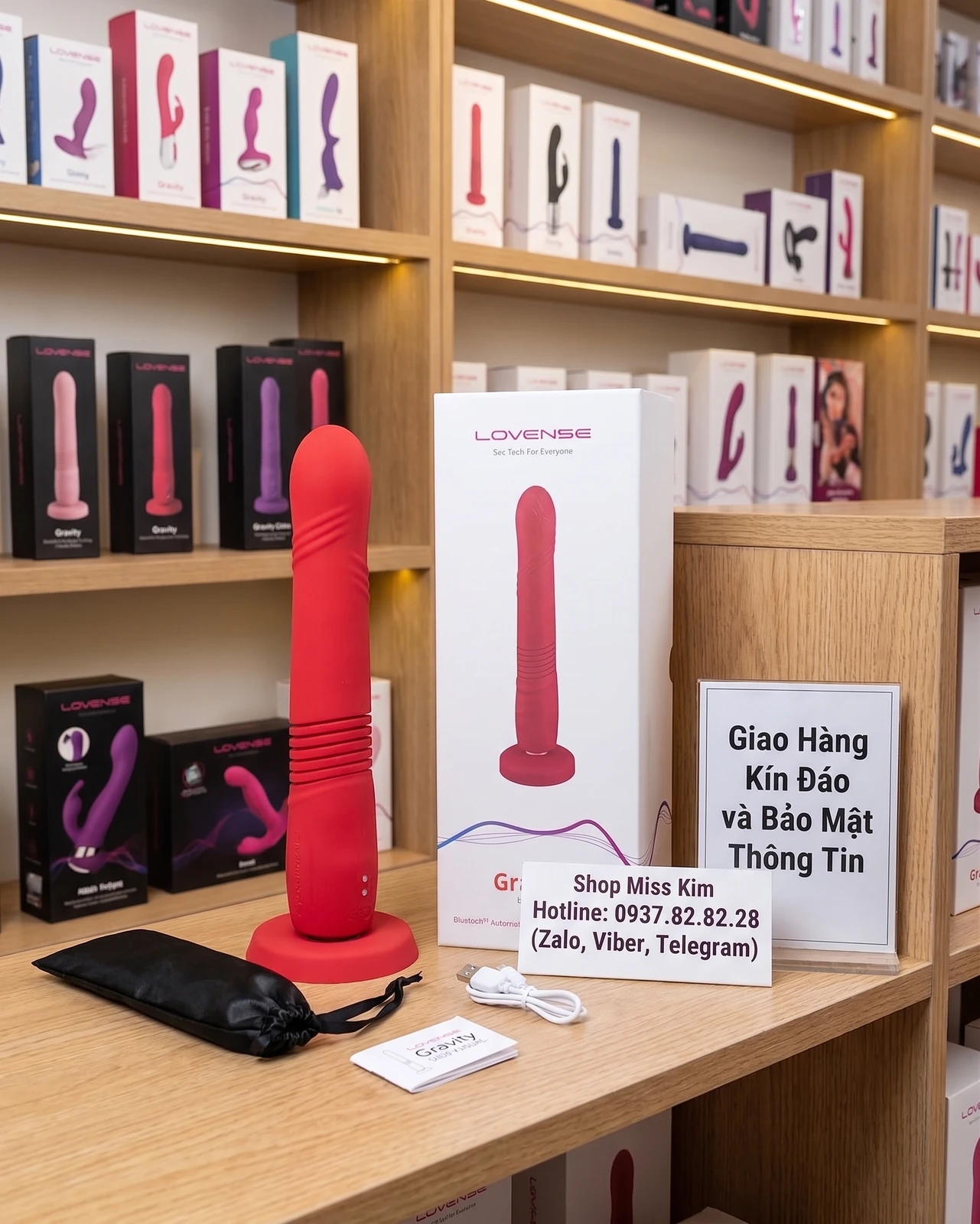 Lovense Gravity - Dildo Rung Thụt Tự Động, Đế Hút Lovense Gravity - Dildo Rung Thụt Tự Động, Đế Hút - Ảnh 2