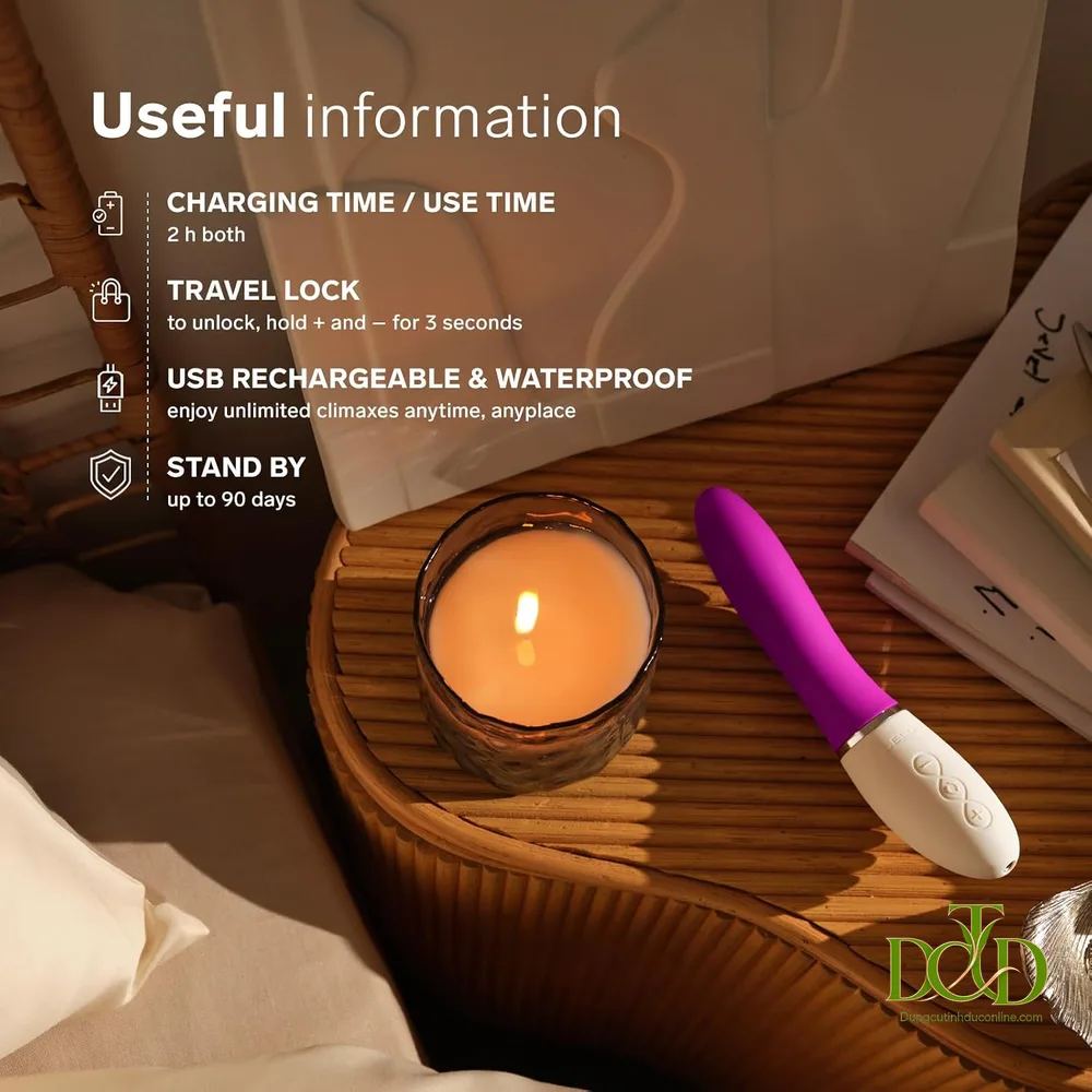LELO Liv 3 Máy Rung Điểm G Kết Nối App LELO Liv 3 Máy Rung Điểm G Kết Nối App - Ảnh 2