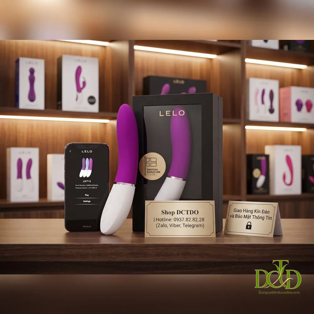 LELO Liv 3 Máy Rung Điểm G Kết Nối App LELO Liv 3 Máy Rung Điểm G Kết Nối App
