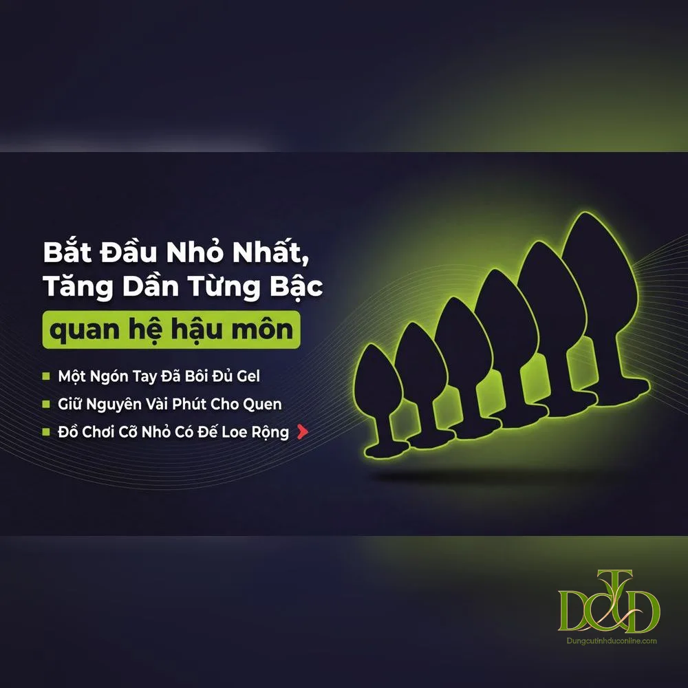 Chuẩn bị gel bôi trơn gốc nước và bao cao su trước khi quan hệ hậu môn