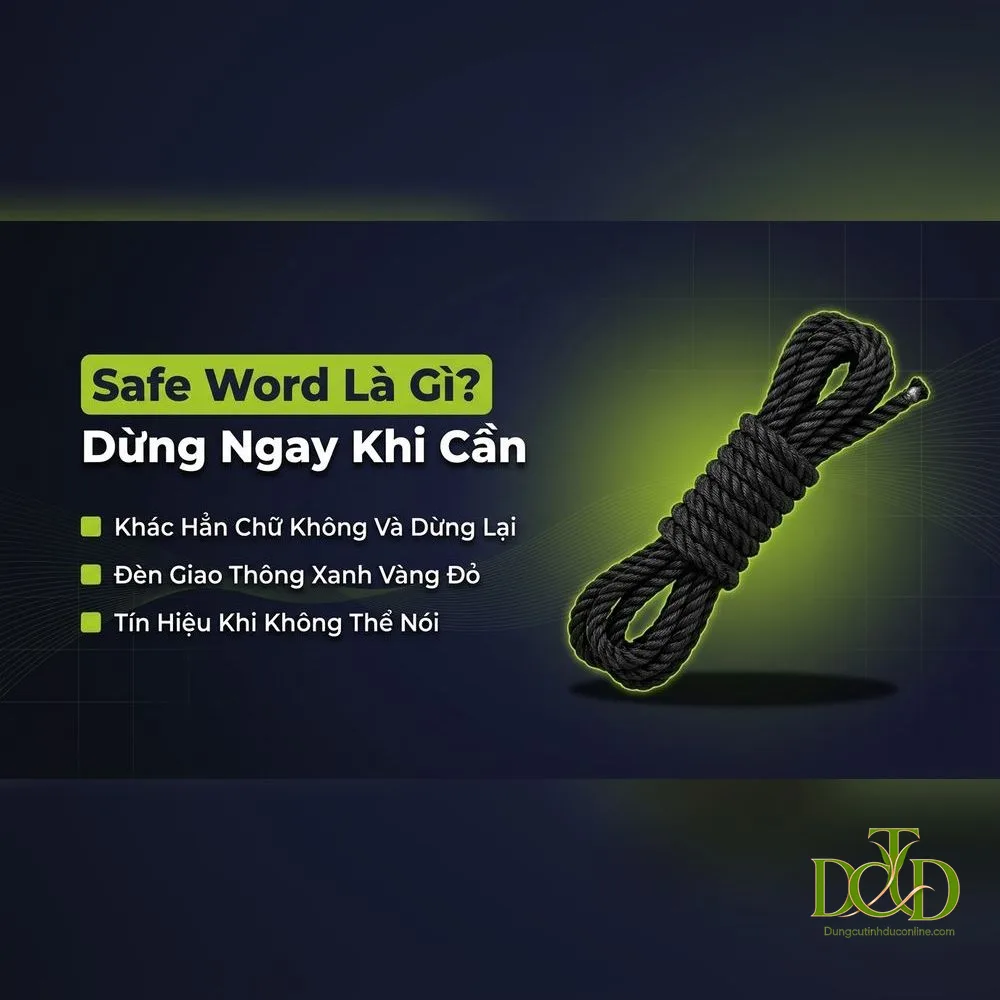 safe word là gì — tín hiệu dừng an toàn trong BDSM