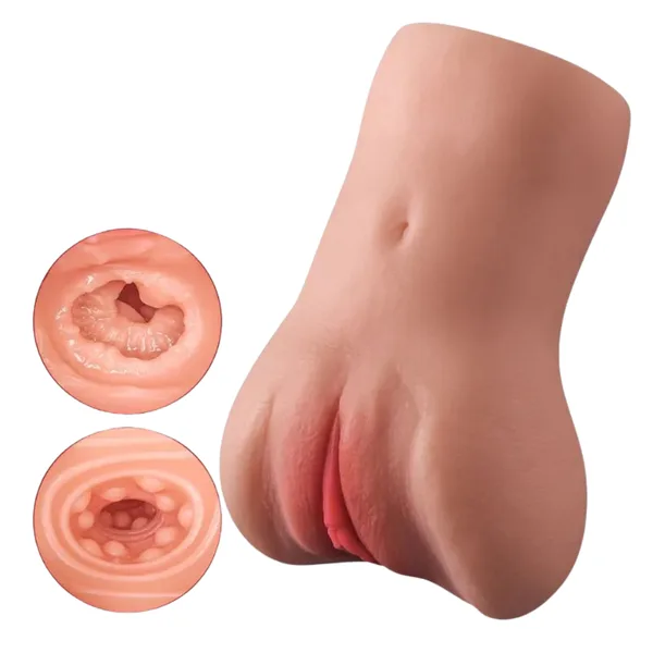 Âm Đạo Giả Octavia 830g: Size Lớn Nặng Tay, Hai Kênh Vân